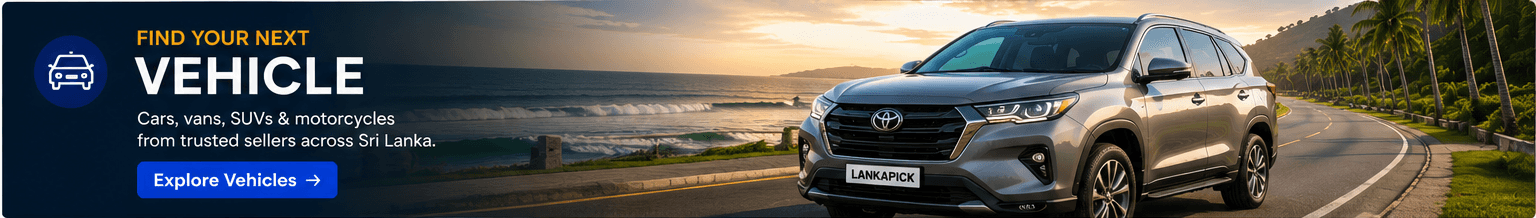 Buy and sell vehicles on LankaPick